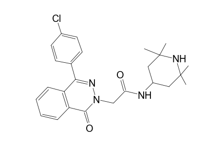 2-[4-(4-chlorophenyl)-1-keto-phthalazin-2-yl]-N-(2,2,6,6-tetramethyl-4-piperidyl)acetamide