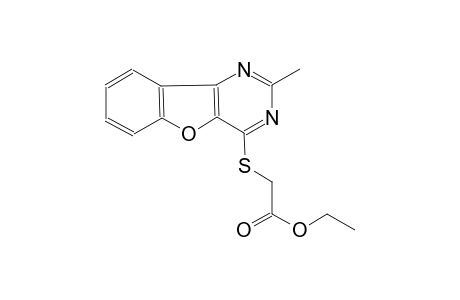 ethyl [(2-methyl[1]benzofuro[3,2-d]pyrimidin-4-yl)sulfanyl]acetate