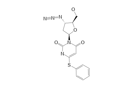 3-(3-AZIDO-2,3-DIDEOXY-BETA-D-ERYTHRO-PENTOFURANOSYL)-6-PHENYLTHIO-URACIL