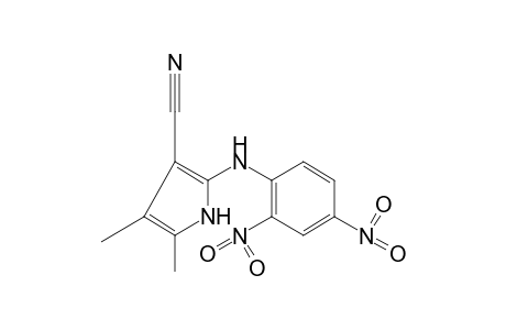 4,5-dimethyl-2-(2,4-dinitroanilino)pyrrole-3-carbonitrile