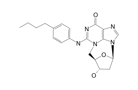 N2-(4-N-BUTYLPHENYL)-2'-DEOXY-3,5'-CYClOGUANOSINE;CBUPDG;FORM_A-(AMINO)