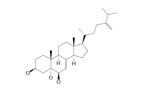 24-METHYLENE-CHOLEST-7-ENE-3-BETA,5-ALPHA,6-BETA-TRIOL