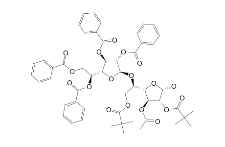 2,3,5,6-TETRA-O-BENZOYL-BETA-D-GALACTOFURANOSYL-(1->5)-3-O-ACETYL-2,6-DI-O-PIVALOYL-ALPHA-D-GALACTONOSE