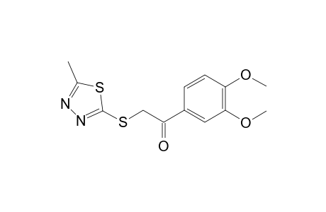 1-(3,4-Dimethoxy-phenyl)-2-(5-methyl-[1,3,4]thiadiazol-2-ylsulfanyl)-ethanone