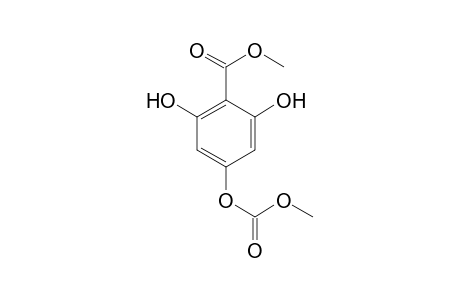 carbonic acid, methyl ester, 4-ester with methyl 2,4,6-trihydroxybenzoate