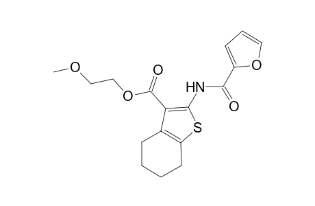 2-Methoxyethyl 2-(2-furoylamino)-4,5,6,7-tetrahydro-1-benzothiophene-3-carboxylate