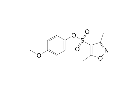 3,5-dimethyl-4-isoxazolesulfonic acid, p-methoxyphenyl ester