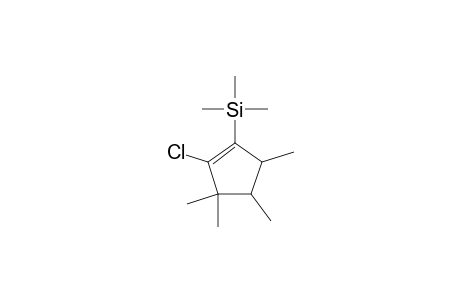 1-Chloro-3,4,5,5-tetramethyl-2-(trimethylsilyl)cyclopentene