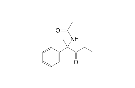 N-(1-ethyl-2-oxo-1-phenyl-butyl)acetamide