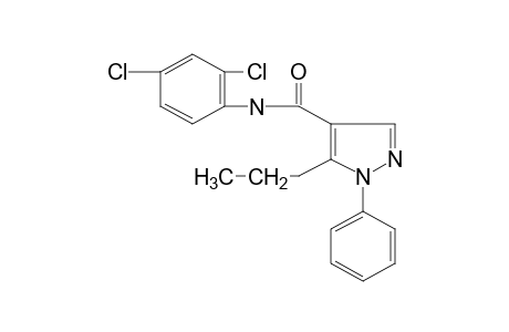 2',4'-dichloro-1-phenyl-5-propylpyrazole-4-carboxanilide