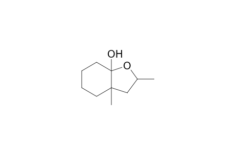 2,3a-dimethyl-2,3,4,5,6,7-hexahydro-1-benzofuran-7a-ol