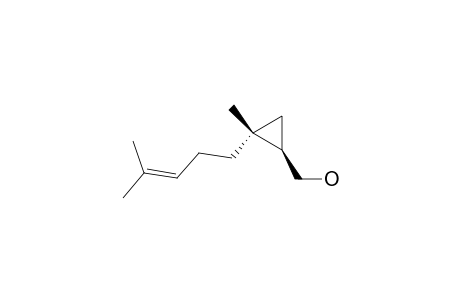 [(1R,2R)-2-methyl-2-(4-methylpent-3-enyl)cyclopropyl]methanol