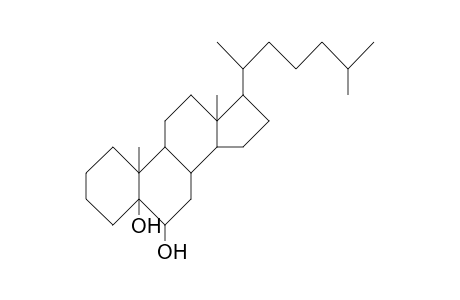 5a-Cholestane-5a,6a-diol