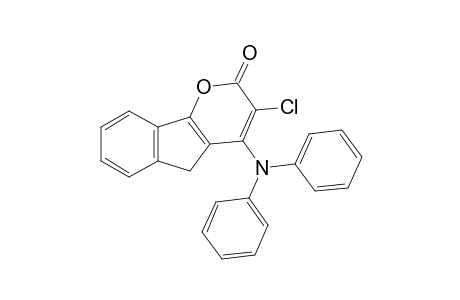 3-chloro-4-(diphenylamino)indeno[1,2-b]pyran-2-one