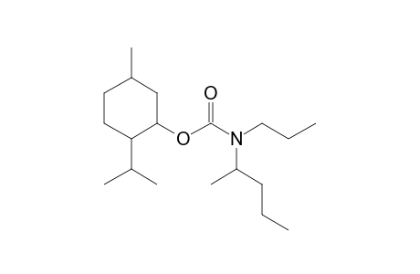 Carbonic acid, monoamide, N-(2-pentyl)-N-propyl-, menthyl ester