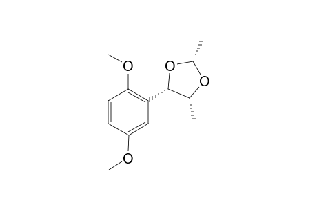 rel-(2R,4S,5R)-4-(2',5'-Dimethoxyphenyl)-2,5-dimethyl-1,3-dioxolane