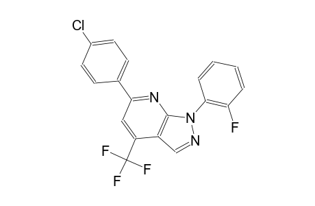 1H-pyrazolo[3,4-b]pyridine, 6-(4-chlorophenyl)-1-(2-fluorophenyl)-4-(trifluoromethyl)-
