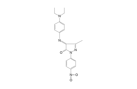 4-[p-(diethylamino)phenylimino]-3-methyl-1-(p-nitrophenyl)-2-pyrazolin-5-one