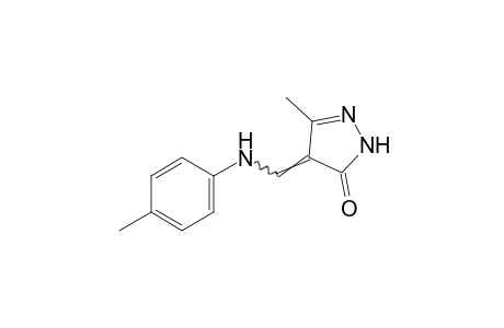 3-methyl-4-[(p-toluidino)methylene]-2-pyrazolin-5-one