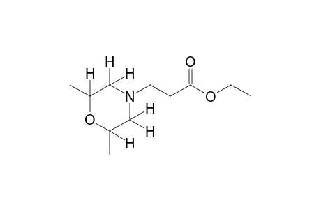 2,6-dimethyl-4-morpholinepropionic acid, ethyl ester