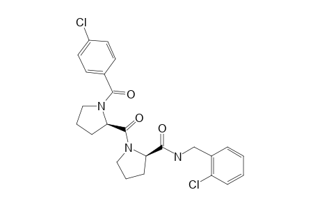 (R)-1-((4-Chlorobenzoyl)-D-prolyl)-N-(2-chlorobenzyl)pyrrolidine-2-carboxamide