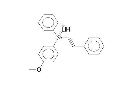 LITHIUM 1-PARA-METHOXYPHENYL-1,3-DIPHENYLPROPARGYL (CONTACT ION PAIR)