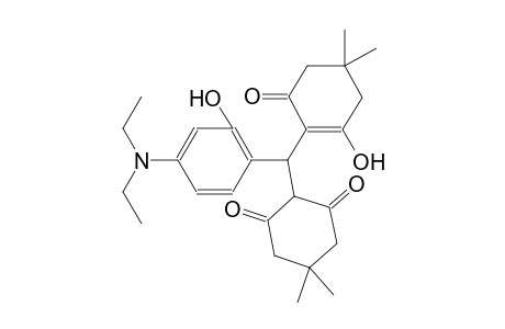 2-[[4-(diethylamino)-2-hydroxyphenyl](2-hydroxy-4,4-dimethyl-6-oxo-1-cyclohexen-1-yl)methyl]-5,5-dimethyl-1,3-cyclohexanedione