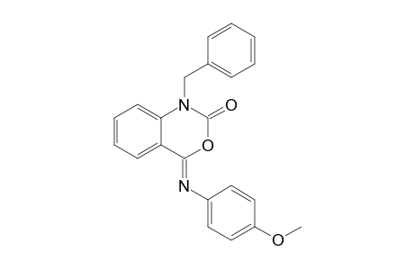 (Z)-1-BENZYL-4-(4-METHOXYPHENYLIMINO)-1,4-DIHYDRO-2H-3,1-BENZOXAZIN-2-ONE