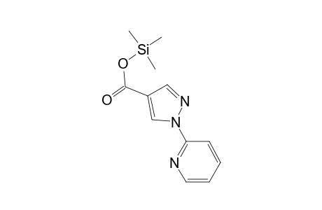 1-(2-Pyridinyl)-1H-pyrazole-4-carboxylic acid, tms derivative