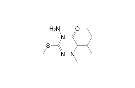 4-Amino-1-methyl-3-(methylthio)-6-sec-butyl-6H-1,2,4-triazin-5-one