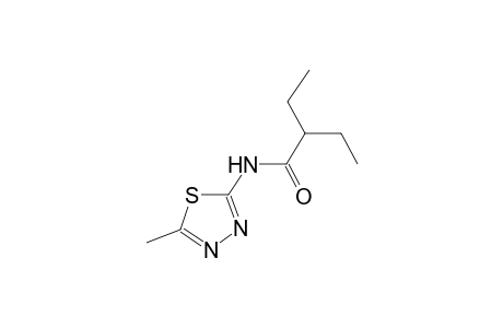 2-ethyl-N-(5-methyl-1,3,4-thiadiazol-2-yl)butanamide