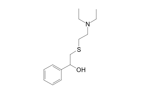 alpha-{{[2-(diethylamino)ethyl]thio}methyl}benzyl alcohol