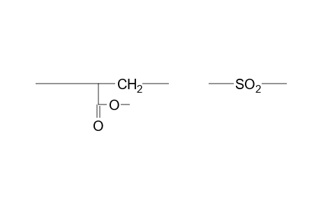 Poly(methyl acrylate sulfone)