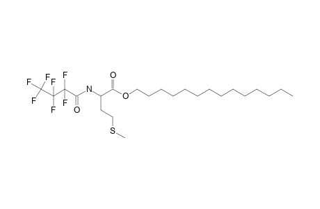 L-Methionine, N-heptafluorobutyryl-, tetradecyl ester