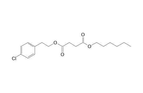 Succinic acid, 4-chlorophenethyl hexyl ester