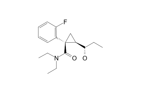 (1S,2R)-1-(2-FLUOROPHENYL)-2-[(S)-1-HYDROXYPROPYL]-N,N-DIETHYLCYCLOPROPANECARBOXAMIDE