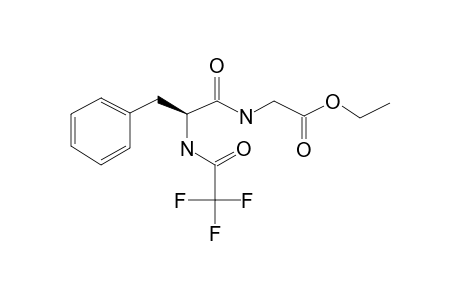 Glycine, N-[3-phenyl-N-(trifluoroacetyl)-l-alanyl]-, ethyl ester