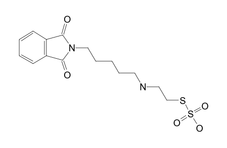 Ethanethiol, 2-(5-phthalimidopentylamino)-, hydrogen sulfate