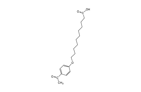 11-(p-acetylphenoxy)undecanoic acid