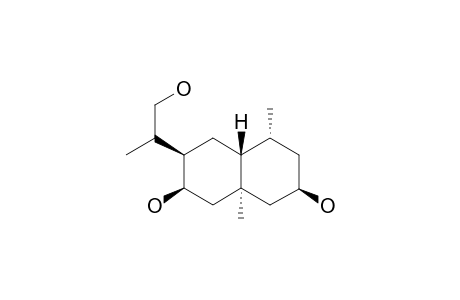 3.beta.,6.beta.,12-Trihydroxy-4.alpha.,5.alpha.11.beta.-H-eudesmane