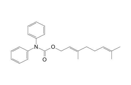 (2E)-3,7-Dimethyl-2,6-octadienyl diphenylcarbamate