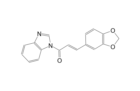 1-[(2E)-3-(1,3-benzodioxol-5-yl)-2-propenoyl]-1H-benzimidazole