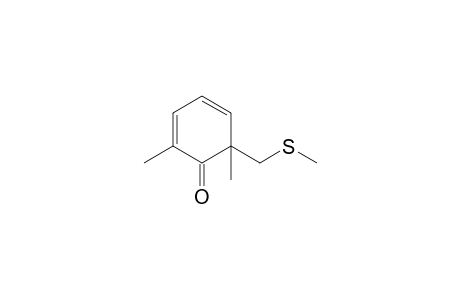 2,6-Dimethyl-6-(methylsulfanylmethyl)cyclohexa-2,4-dien-1-one