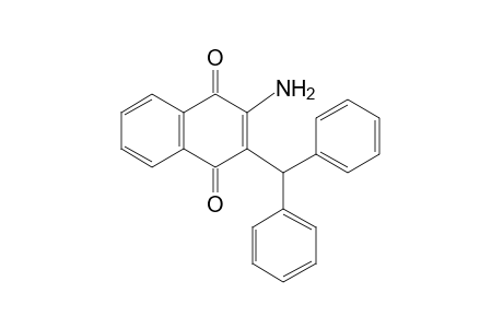 2-amino-3-(diphenylmethyl)-1,4-naphthoquinone