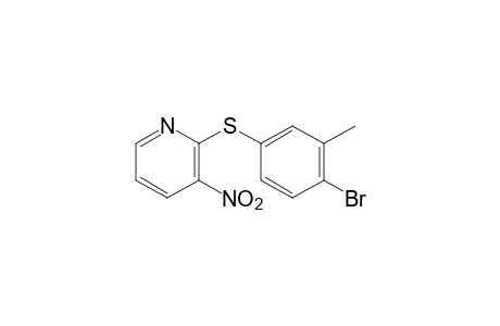 2-[(4-bromo-m-tolyl)thio]-3-nitropyridine