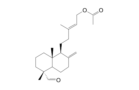 (E)-5-((1S,5R,8ar)-5-Formyl-5,8A-dimethyl-2-methylenedecahydronaphthalen-1-yl)-3-methylpent-2-en-1-yl acetate