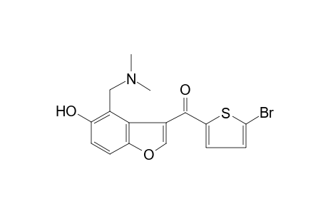 (5-Bromo-2-thienyl)(4-[(dimethylamino)methyl]-5-hydroxy-1-benzofuran-3-yl)methanone