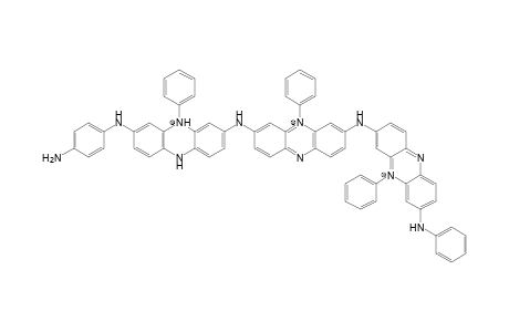 2-({8-[(4-Aminophenyl)amino]-10-phenyl-5,10-dihydrophenazin-10-ium-2-yl}amino)-8-[(8-anilino-10-phenylphenazin-10-ium-2-yl)amino]-10-phenylphenazin-10-ium