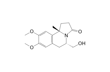 (5S,10bS)-5-(hydroxymethyl)-8,9-dimethoxy-10b-methyl-1,2,5,6-tetrahydropyrrolo[2,1-a]isoquinolin-3-one