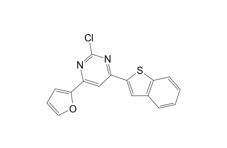 4-(1-benzothiophen-2-yl)-2-chloranyl-6-(furan-2-yl)pyrimidine